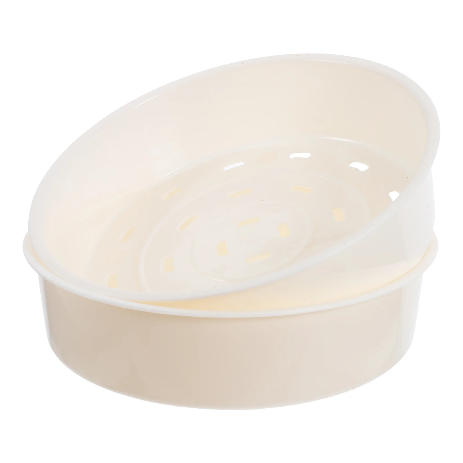 

2pcs Thickened Plastic Steamers For Food Premium Kitchen Cooking Baskets Household Steamer Cookware Simple Steamers Kitchen