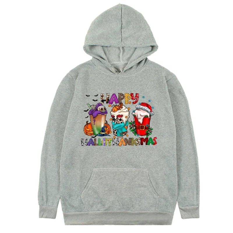 Christmas Sweatshirt Holiday Season Hoodie Holiday Gnome Hoodie Halloween Thanksgiving Clothes Holiday Gift m