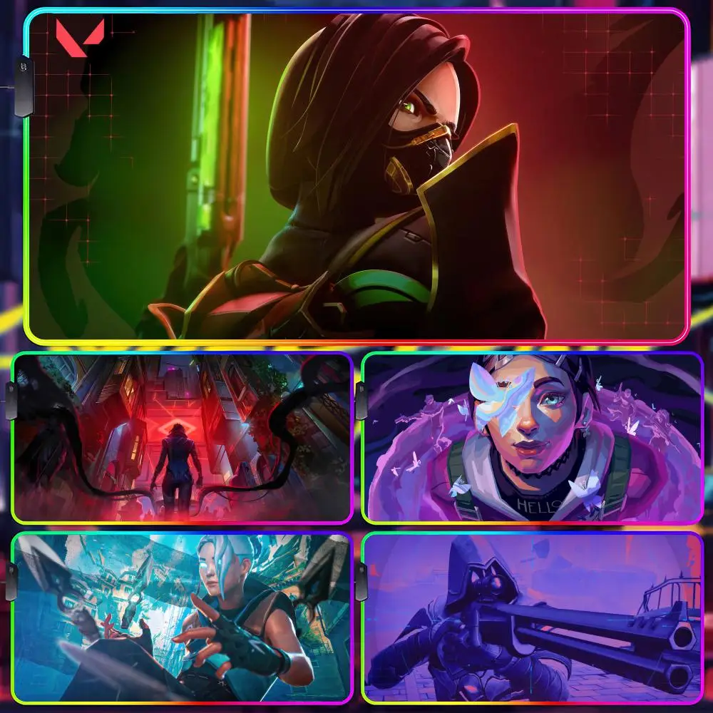 

Isekai Ittara Honki Dasu Mouse Pad Gamer Luminescence Led Mouse Pad Gaming Table Rgb Deskmat Keyboard Pc Mousepad