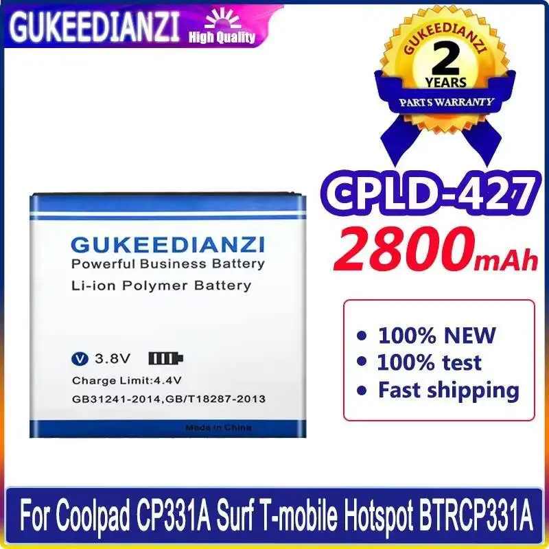 

Mobile Phone Battery Cpld-427 2800Mah For Coolpad CP331A Surf T-Mobile Hotspot BTRCP331A