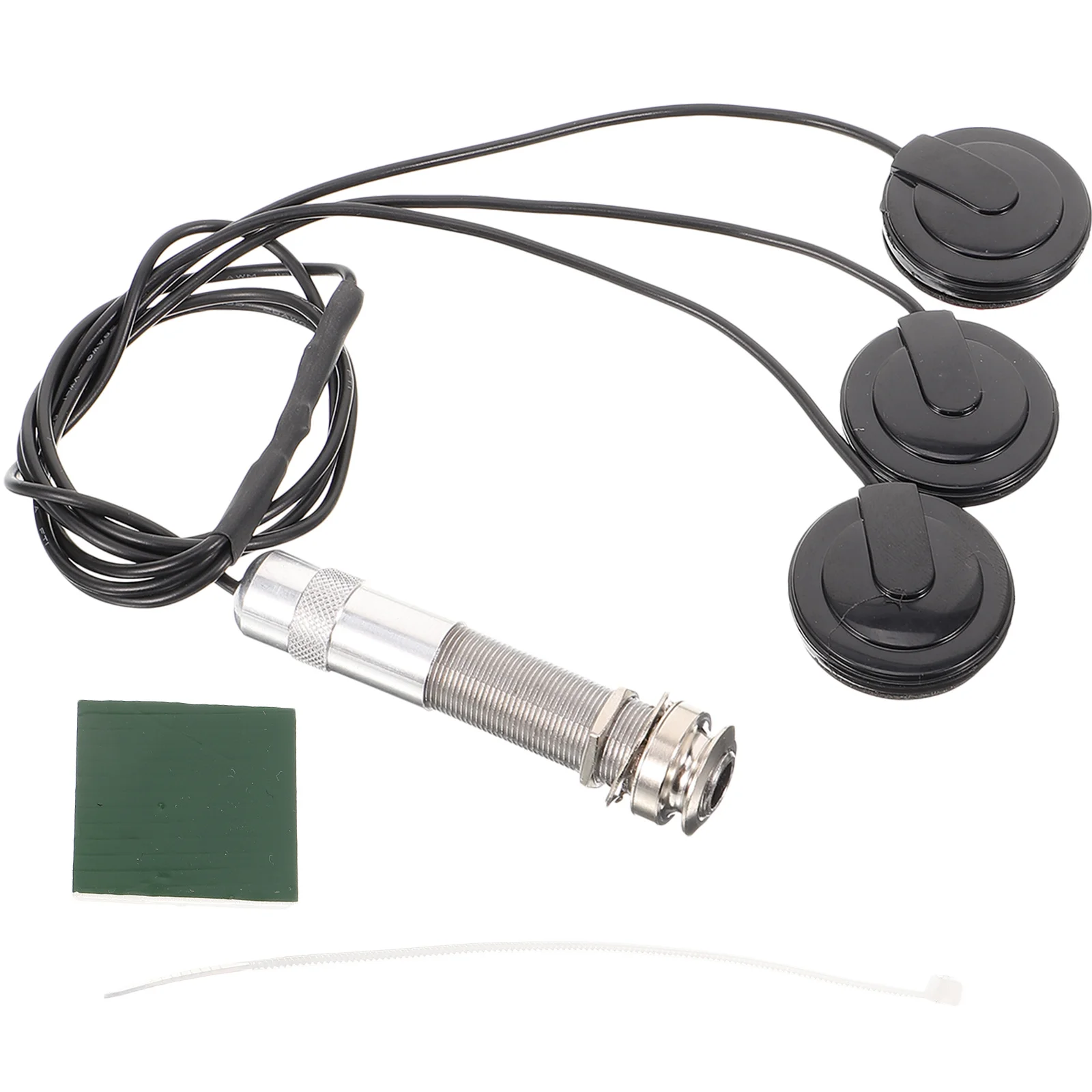 Pickup Gitar Multifungsi Tanpa Lubang, Non-Invasif, Plug and Play Untuk Instrumen Akustik Klasik, Folk, Biola, Banjo, Drum