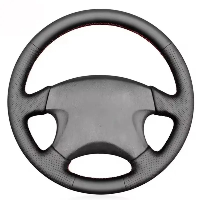 DIY Black Faux Microfibre Leather Car Steering Wheel Cover For Subaru Forester Impreza Legacy Outback 1999-2004 Baja 2003-2006