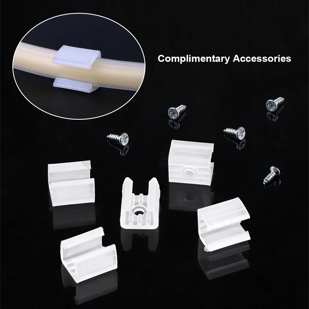 في الهواء الطلق COB سيليكون مصباح أنبوبي لينة LED سلسلة مصباح 220 فولت 110 فولت مقاوم للماء 288 المصابيح/م عالية مشرق لحديقة ساحة فيلا حمام سباحة #6