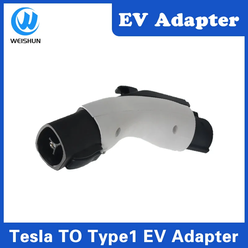 Car Electric Products Charging Adaptor 32A NACS To Type1 J1772  Connector Tesla 7kw EV Charger Station Model 3 2024 Highland