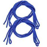 2 Pcs Outdoor Hammock Ropes Durable Heavy Duty Straps for Hanging Swings Chairs Tree Camping Accessories Black Hardware