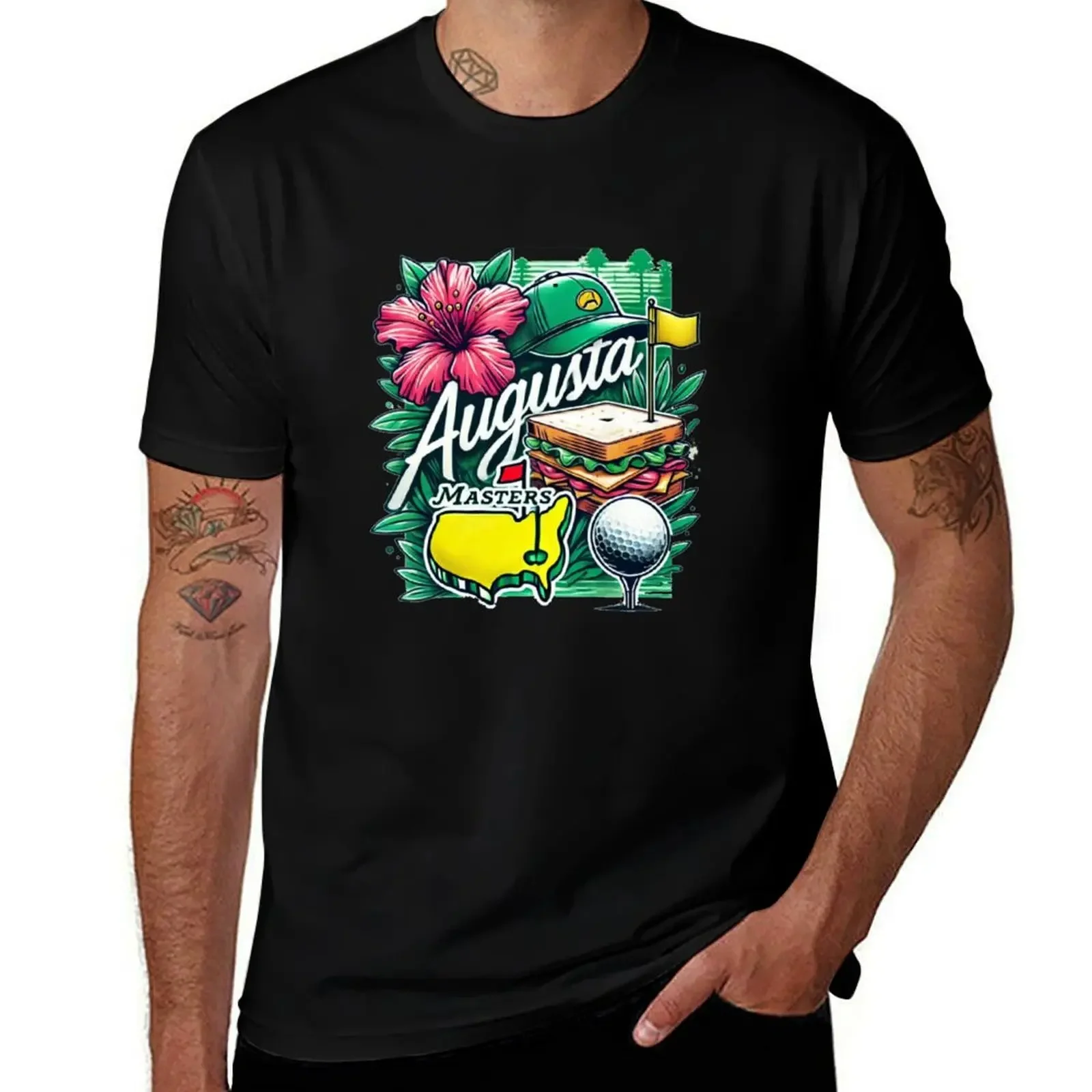

Augusta Georgia, Azalea, Golf, Pimento Cheese, Jacket Design T-Shirt baggy shirts Luxury man outfits for men