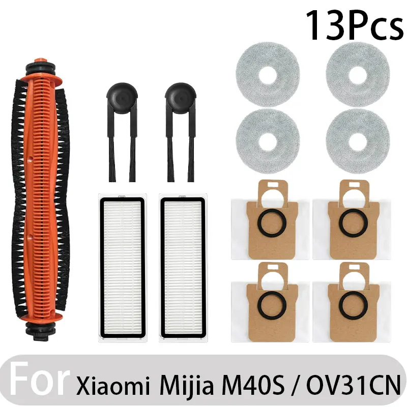 Voor Xiaomi Mijia M40S/OV31C Stofzuiger Hoofdborstel Doek Stofzak Randborstel Snijborstel Accessoires