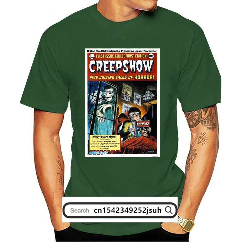 Stephen king george romero camisa de t creepshow horror