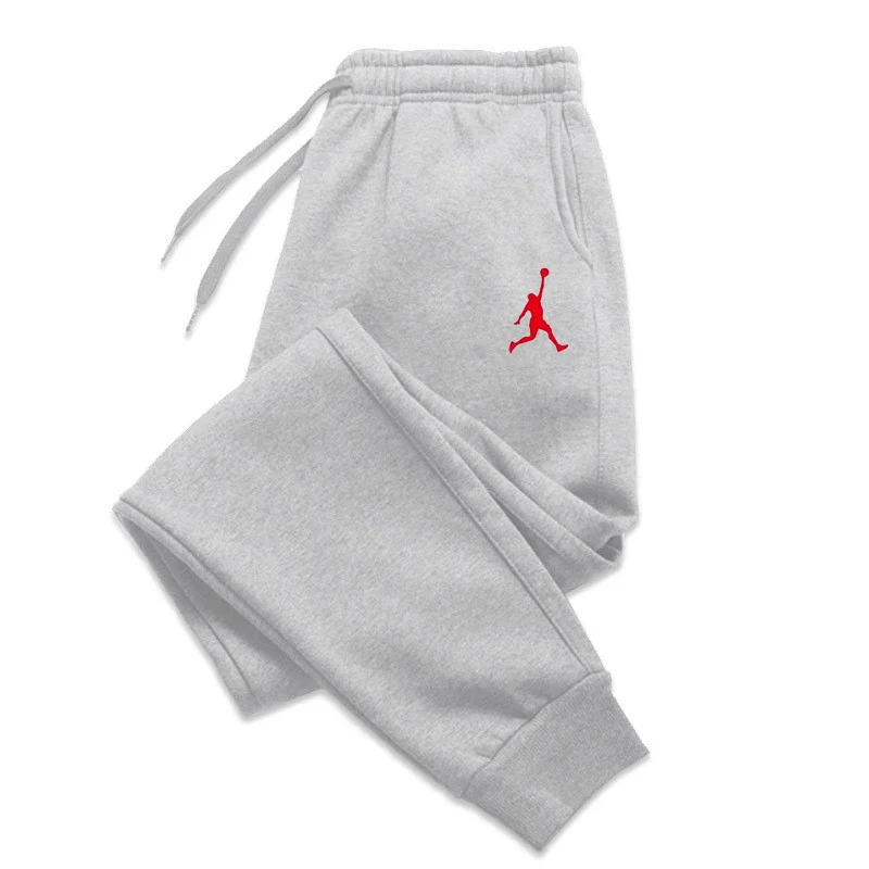 2024 Nieuwe Trendy Herenbroek Casual Skinny Broek Ademende Losse Enkelgebonden Joggingbroek