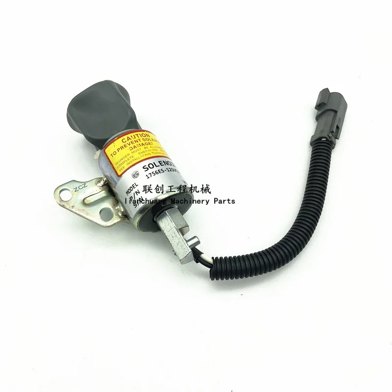 

For Komatsu PC18 Stall Solenoid valve 1756ES-12SUC5B1S5/SA-5176-12 Flame extinguisher switch Excavator Parts