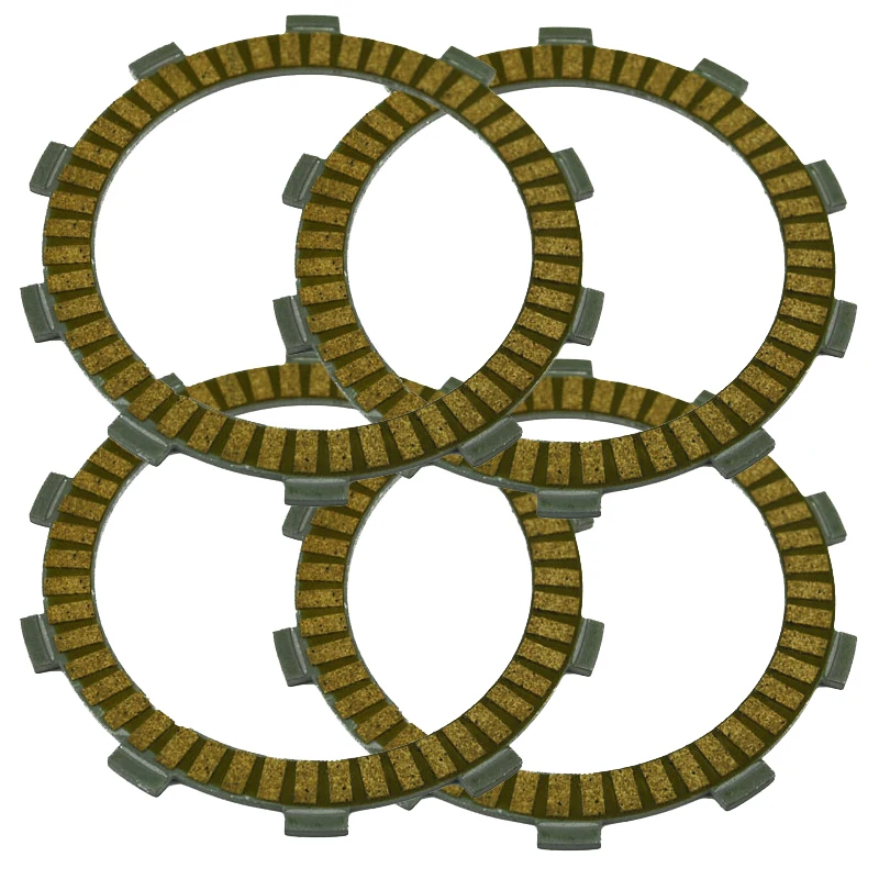 

LOPOR 4 Pcs Motorcycle Fibrous Clutch Discs Plates For XT125 1982-1983 BW200 85-86 BW200E 86-88 XT 125 BW 200 E