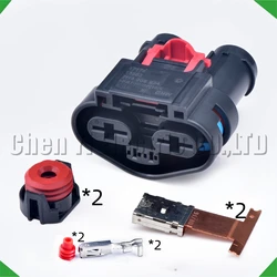 4 Pin Auto Connector 7H4 906 234 7H4906234 For BMW F18 F02 3/5/7 Series X1X5 X3 Q7 Macan Cayenne Electronic Fan Plug Steering