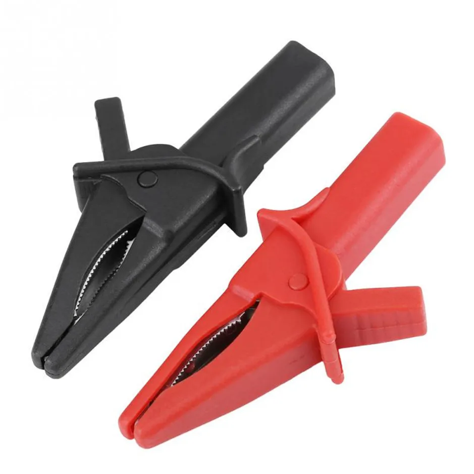 Hantek HT18A Positive And Negative Dolphin/Alligator Clip Suitable For Oscilloscope Red+Black Oscilloscope Accessories