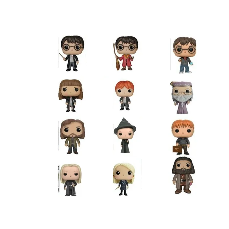 FUNKO POP-figuras de acción de vinilo, modelo coleccionable con caja, LUNA, Hermione, RON, GINNY, Rubeus, Hagrid