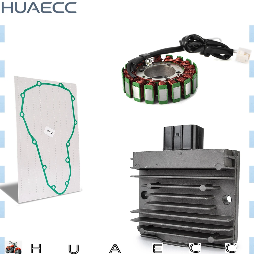 

For Kawasaki EX650 Ninja 650 VERSYS 650 Z650 ER650 ABS EN650 VULCAN 650 S CAFE Stator Coil + Gasket + Regulator Rectifier