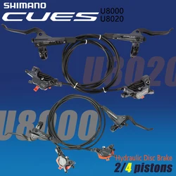 Shimano CUES U8000 Hydraulic Disc Brake Left Front Right Rear 2 Piston Brake Pads U8020 4 Piston Caliper Bicycle Brake bike part