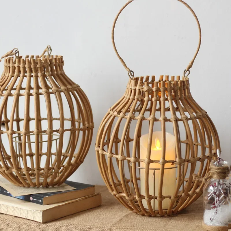 ラウンドアイデアキャンドルホルダー寝室ヴィンテージミニマリストリビングルームハンドルフロアキャンドルホルダーグラムケルゼホルター装飾ホーム