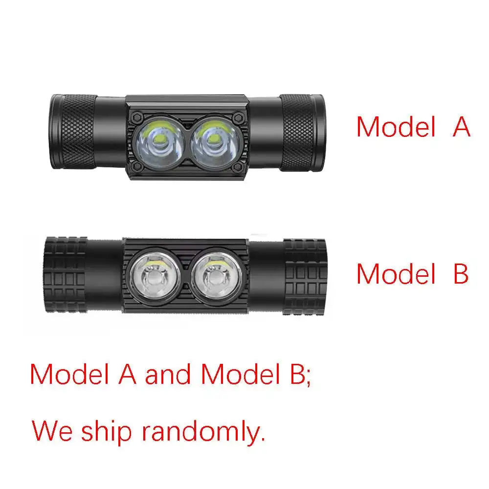 Type-C LED Mini Headlamp High Power 1000lm Headlight 18650 Rechargeable Head Torch Camping Hunting Waterproof Flashlight