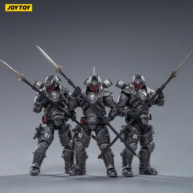 

In Stock JOYTOY 1/18 INTERSTELLAR TROOPER STEEL Collection Action Figure Can be assembled Collection Model Toys