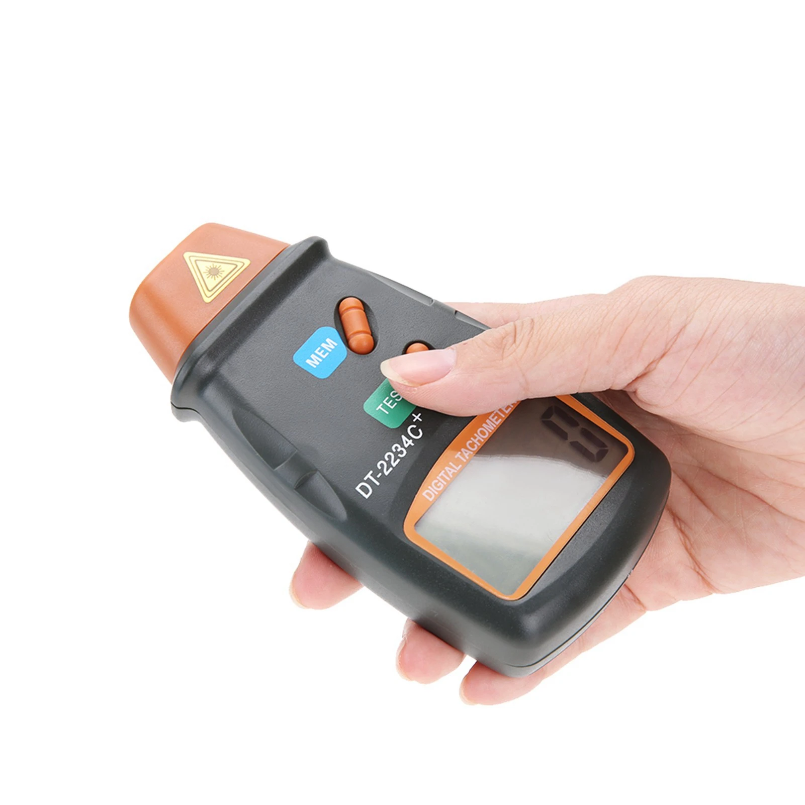 Digital Tachometer DT‑2234C+ NOn Contact Digital LCD Laser Photo Tachometer Mini RPM Tester Meter