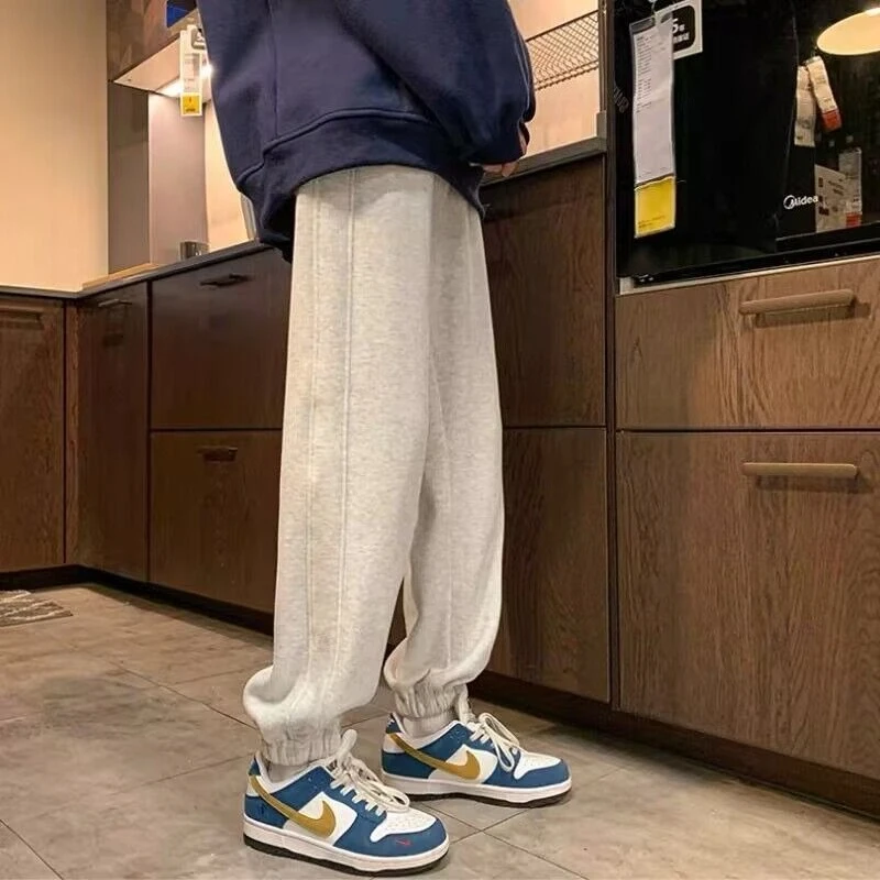 

Plain Male Sports Pants Joggers Fashion Y2k Autumn Winter Essential Casual High Quality Harajuku Harem Trousers Men's Sweatpants
