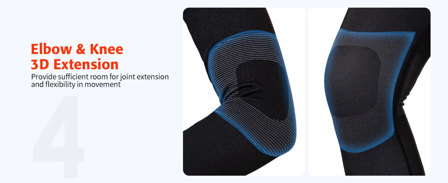 Anfilia Damen Ski-Thermo-Unterwäsche-Sets Feuchtigkeitsableitend & Schnelltrocknend Eng Anliegender Rundhalsausschnitt Nahtlos Gestrickte Basisschicht Lange Unterhosen – Detail 10