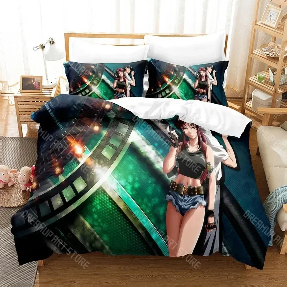 

Комплект постельного белья с 3D принтом «Черная лагуна», одинарный, полный, королевский размер, комплект постельного белья для взрослых и детей, комплекты пододеяльников для спальни, аниме