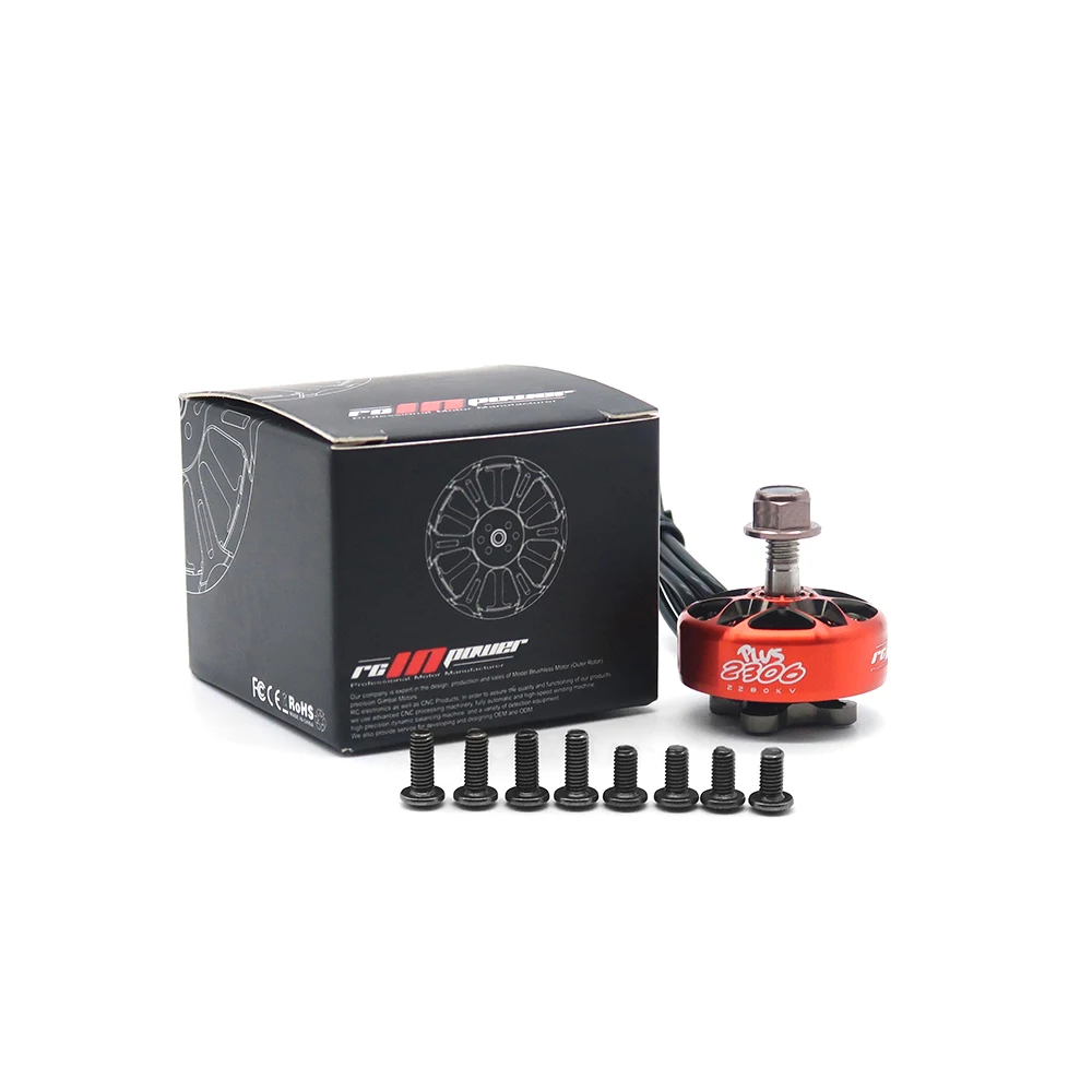 RCINPOWER SmooX 2306 Plus 1350KV 1880KV 6S 2280KV 2580KV 4S Brushless Motor for RC FPV Freestyle Long Range Drones