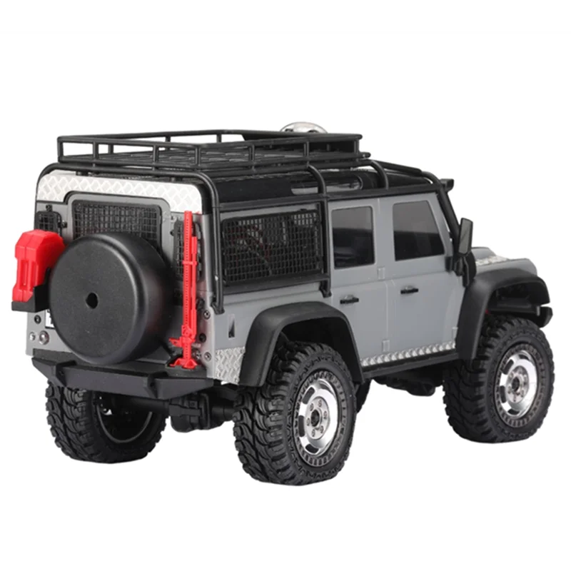 Metalowa stalowa osłona dachu ogonowego Listwa ozdobna do Traxxas TRX4M Defender 1/18 RC Crawler Car Upgrade Parts, 1