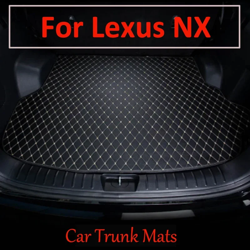 Car Trunk Mat For Lexus NX 200T NX300h 2015 2016 2017 2018 2019 2020 2021 Cargo Liner Carpet Interior Parts Accessories Cover