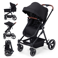Buggy Stroller 2 In 1, 0-36 Months, Combi Stroller Up To 22 Kg, Sport Buggy, Travel Buggy, Large Wheels, Easy Folding