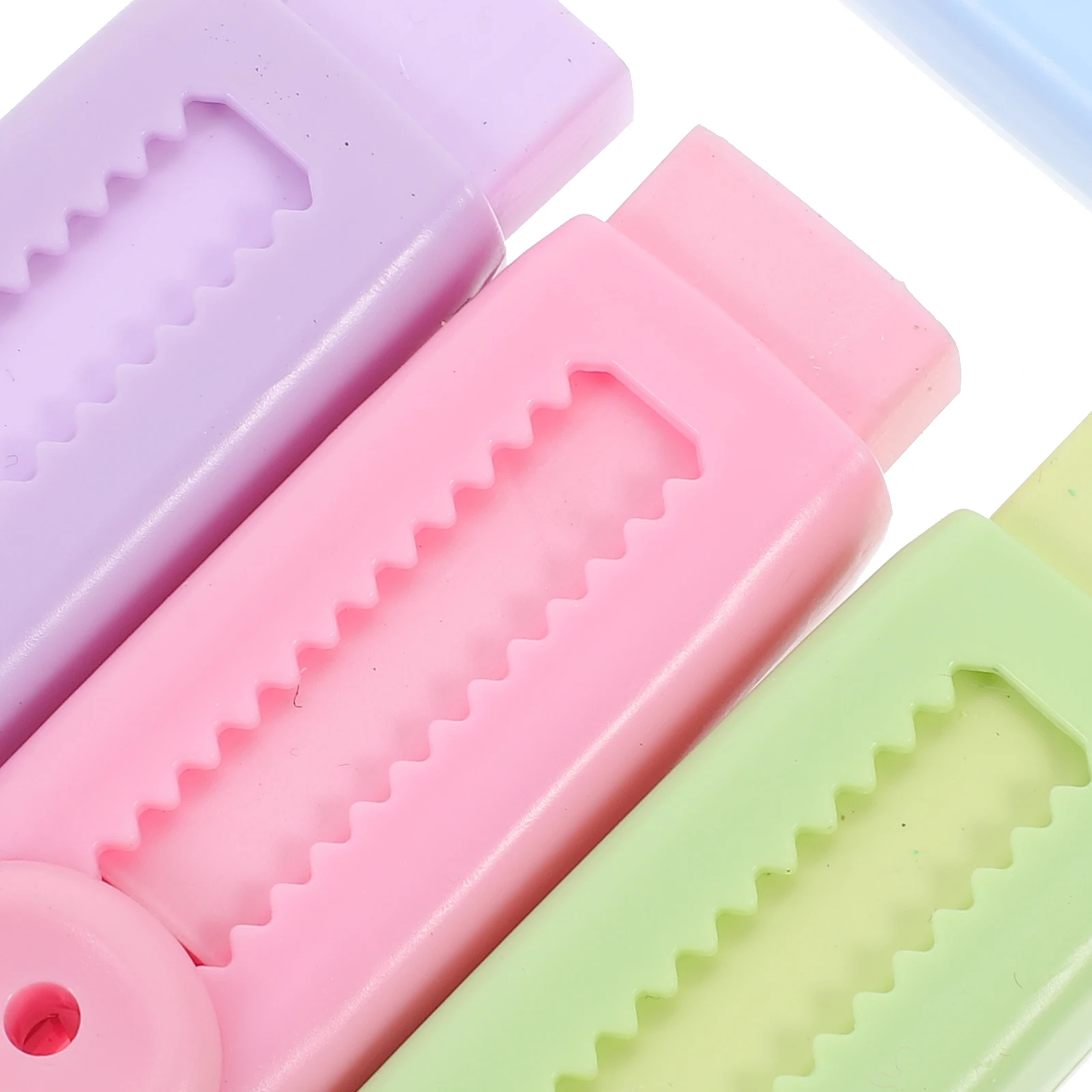 

8Pcs Tpr ABS Retractable Erasers Slide Mechanism No Residue Erasing Perfect for Students Drawing Writing School Supplies