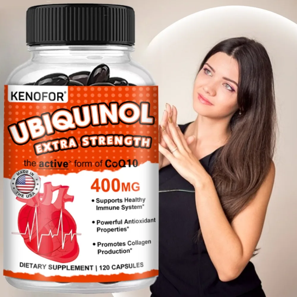 Coenzyme Q10 Capsules Help Improve Heart, Brain, and Nerve Cells, Relieve Fatigue, and Support Healthy Blood Pressure