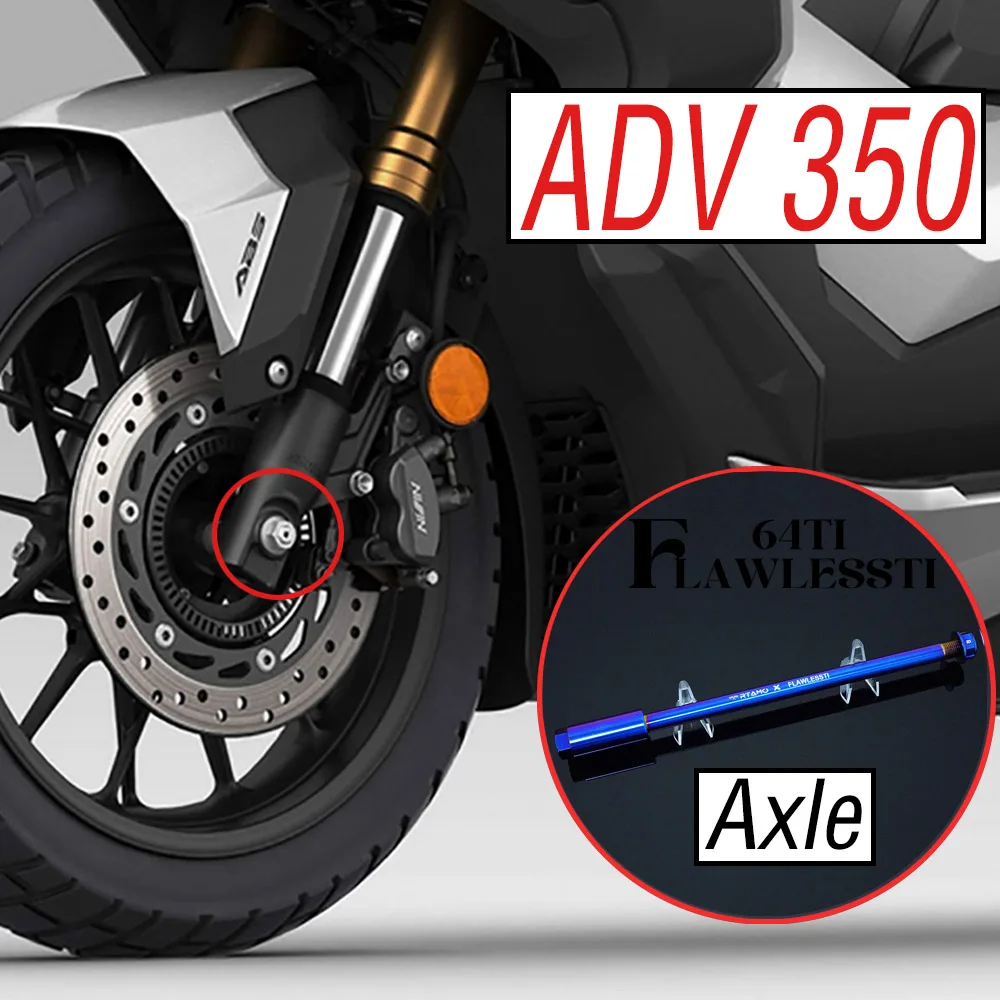 

FLAWLESSTI Gr5 Titanium Axle Front Axle For Honda ADV 350