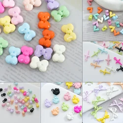 5-20pcs Colorful Painted Zinc Alloy Bowknot Heart Animals Shape Loose Beads for DIY Bracelet Earrings Jewelry Making Accessorie