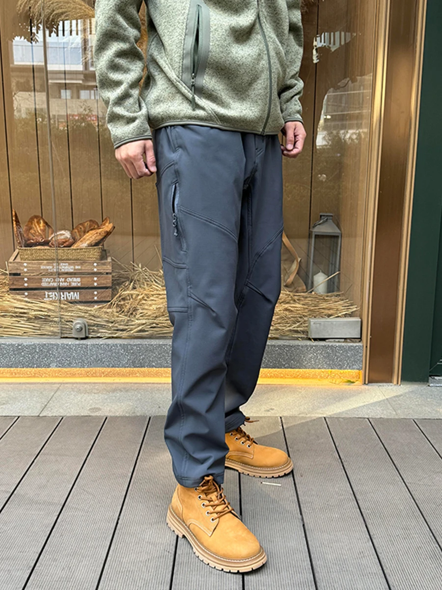 

Мужские спортивные брюки Softell для активного отдыха, осенне-зимние, прямого кроя, повседневные, молодежные