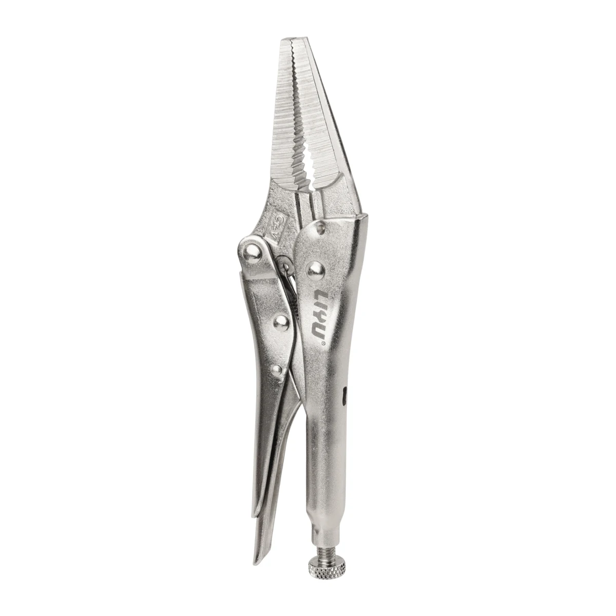 

9 Inch CR-V Industrial Grade Long Nose Locking Pliers with Cutter, Compact & Sturdy Metal Clamping Tool
