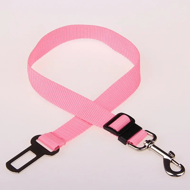 

Adjustable Pet Cat Dog Car Seat Belt Pet Seat Vehicle Dog Harness Lead Clip Safety Lever Traction Dog Collars Dogs Accessoires