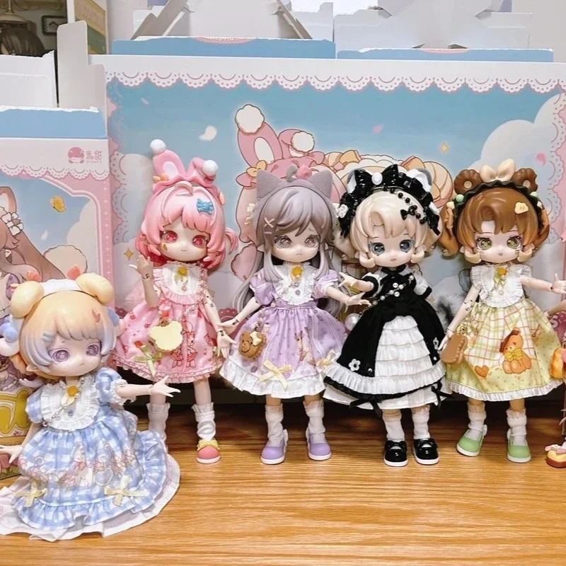 Original come4free minty fantasia floresta misteriosa bjd caixa cega 12poinr estatuetas de ação móveis modelo boneca menina presentes surpresa