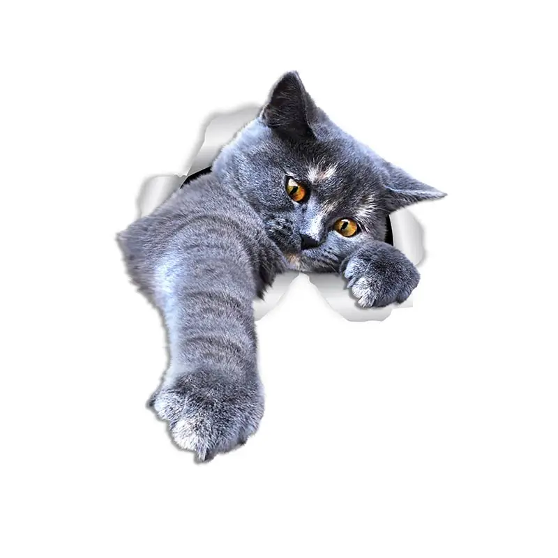 M458 Katze Aufkleber Breakout Siamese Wandaufkleber Home Dekoration Toilette Aufkleber für Schlafzimmer Küche Wohnzimmer Wände Dekor – Detail 10