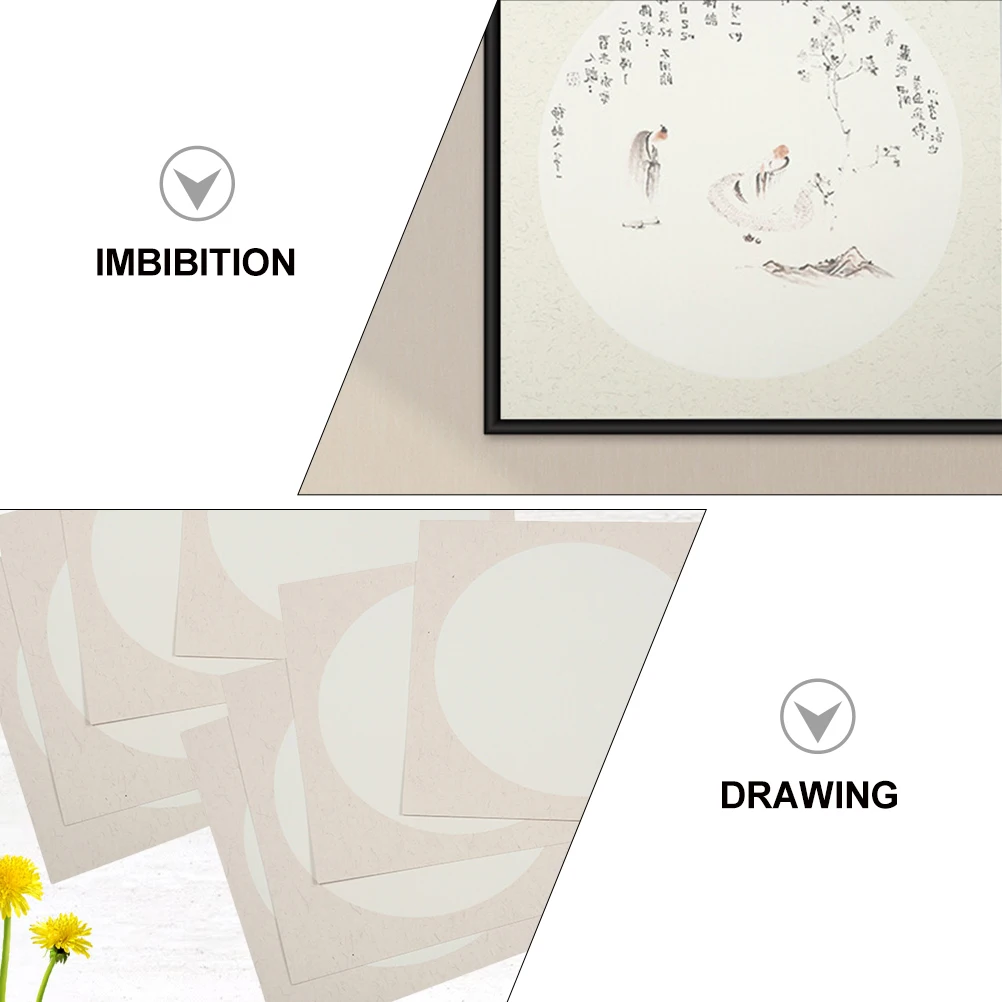 

Blank Xuan Paper For Chinese Painting Thickened Rice Papers Art Painting Sheets Watercolor Drawing Practice Paper