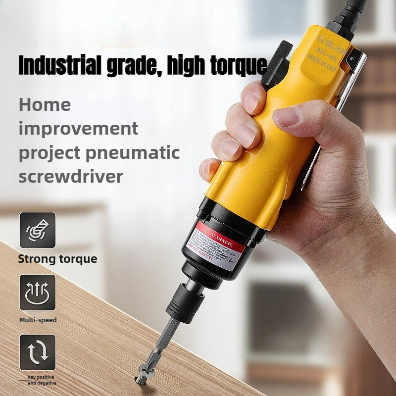 Pneumatic Air Batch Screwdriver Tool 8H/12H Pneumatic Screwdriver Straight Industrial Grade Air Drill