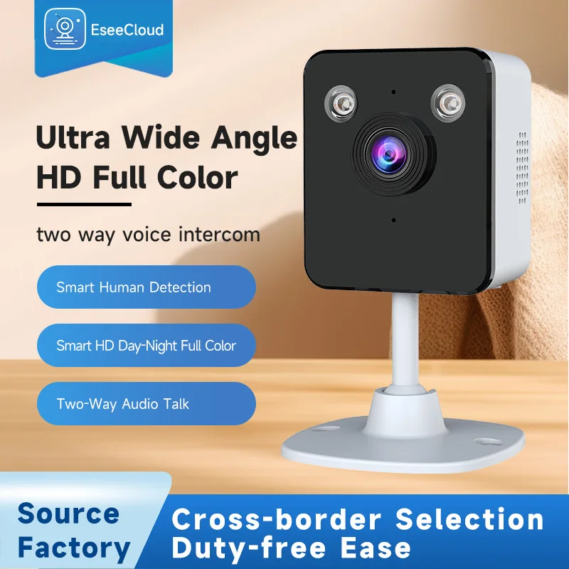 

Беспроводная IP-камера 3 МП 1296P с полноцветным изображением, приложением Eseecloud, ИИ-обнаружением человека, автоматическим отслеживанием, для видеонаблюдения и как радионяня