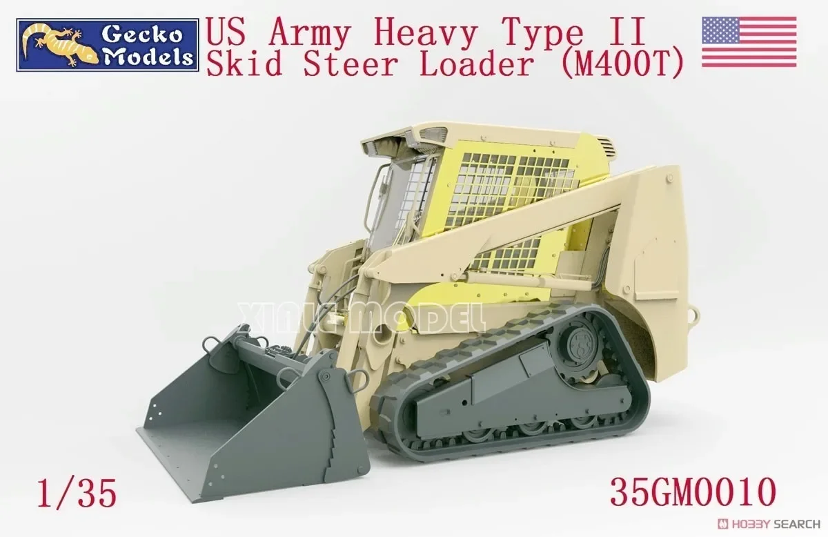 Kit proportionnel modèle Gecko 1/35 35GM0010, chargeuse compacte lourde de l'armée américaine Type II (M400T) pour jouet militaire, modèle de Collection de loisirs