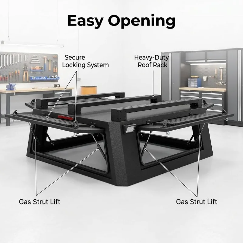 Aluminum Hardtop Truck Canopy Camper Shell