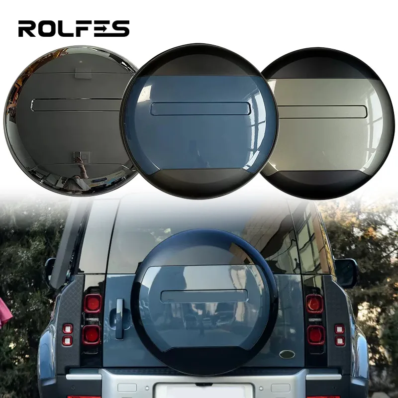

Suitable for The 2020-2024 new Land Rover Defender spare tire cover, a glossy black tire protection cover