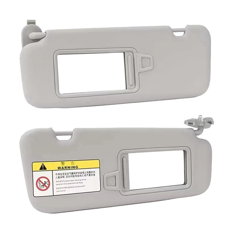 

AB56-Sun Visor 85210-F0100TTX Front Sunshade For Hyundai Elantra 2016-2020 Lingdong ADC 85220-F0100TTX 1 Pair Sun Visor