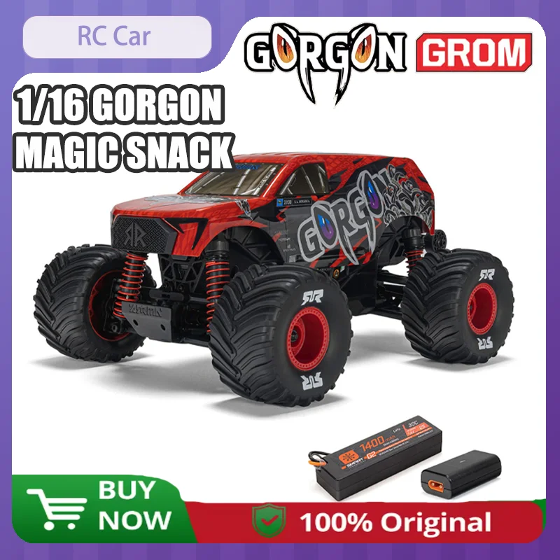 

1/16 Радиоуправляемые автомобили Arrma Magic Snake Electric 4wd Матовый 2s Monster Off Road RC Автомобиль RTR Grom Рождественский подарок