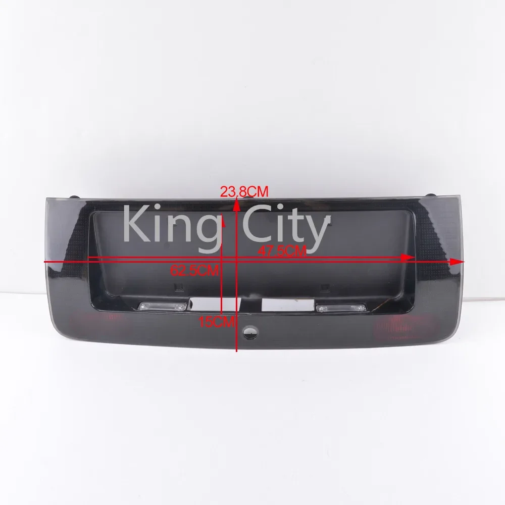 CAPQX For Audi A6 C5 1998 1999 2000 2001 2002-2004 3.0L Rear Number Light Frame License Plate lamp cover holder car accessories