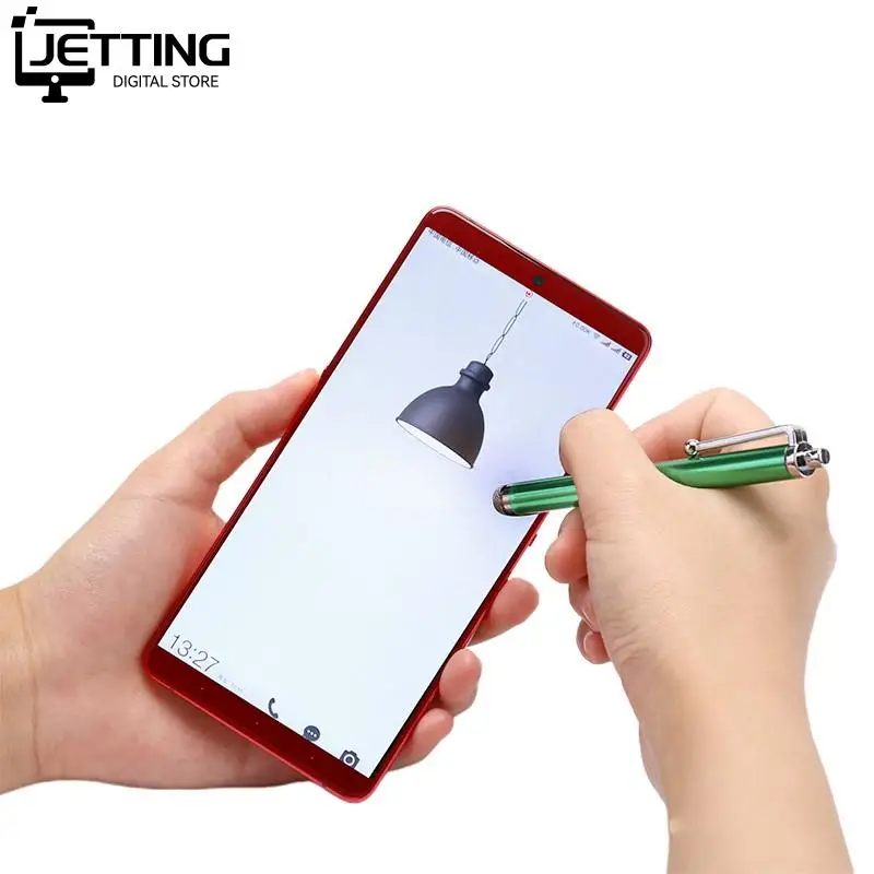 1PC Universal Metal Mesh Micro Fiber Tip Touch Screen Stylus Pen For iPhone For Samsung Smart Phone Tablet PC Fibre Stylus